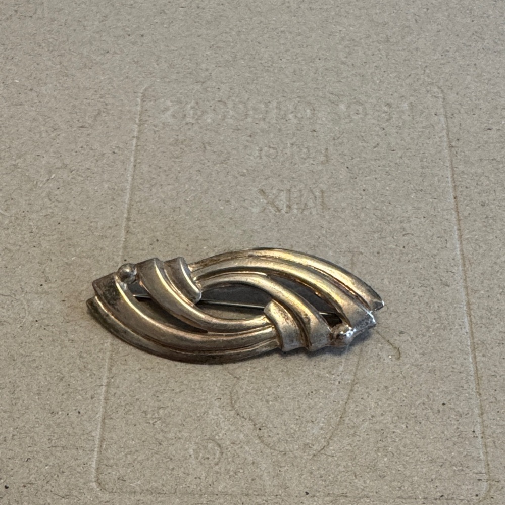 Silver Tone Brooch
